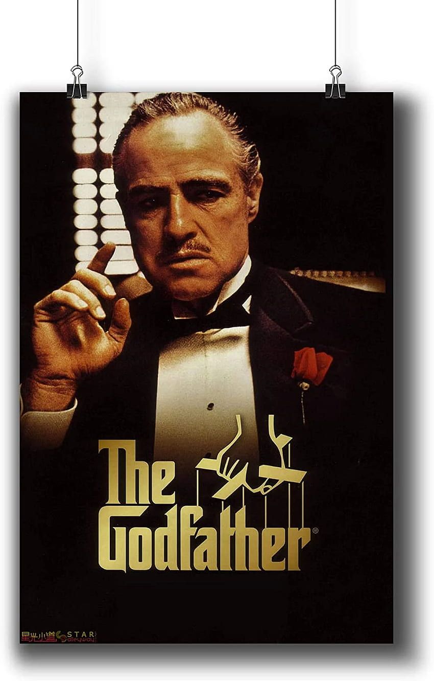 The Godfather Hintergrundbild 850x1332. The Godfather Movie Poster Small Prints 988 Wall Art Decor For Dorm Bedroom Living Room (A3. inch. cm): Posters & Prints HD phone wallpaper
