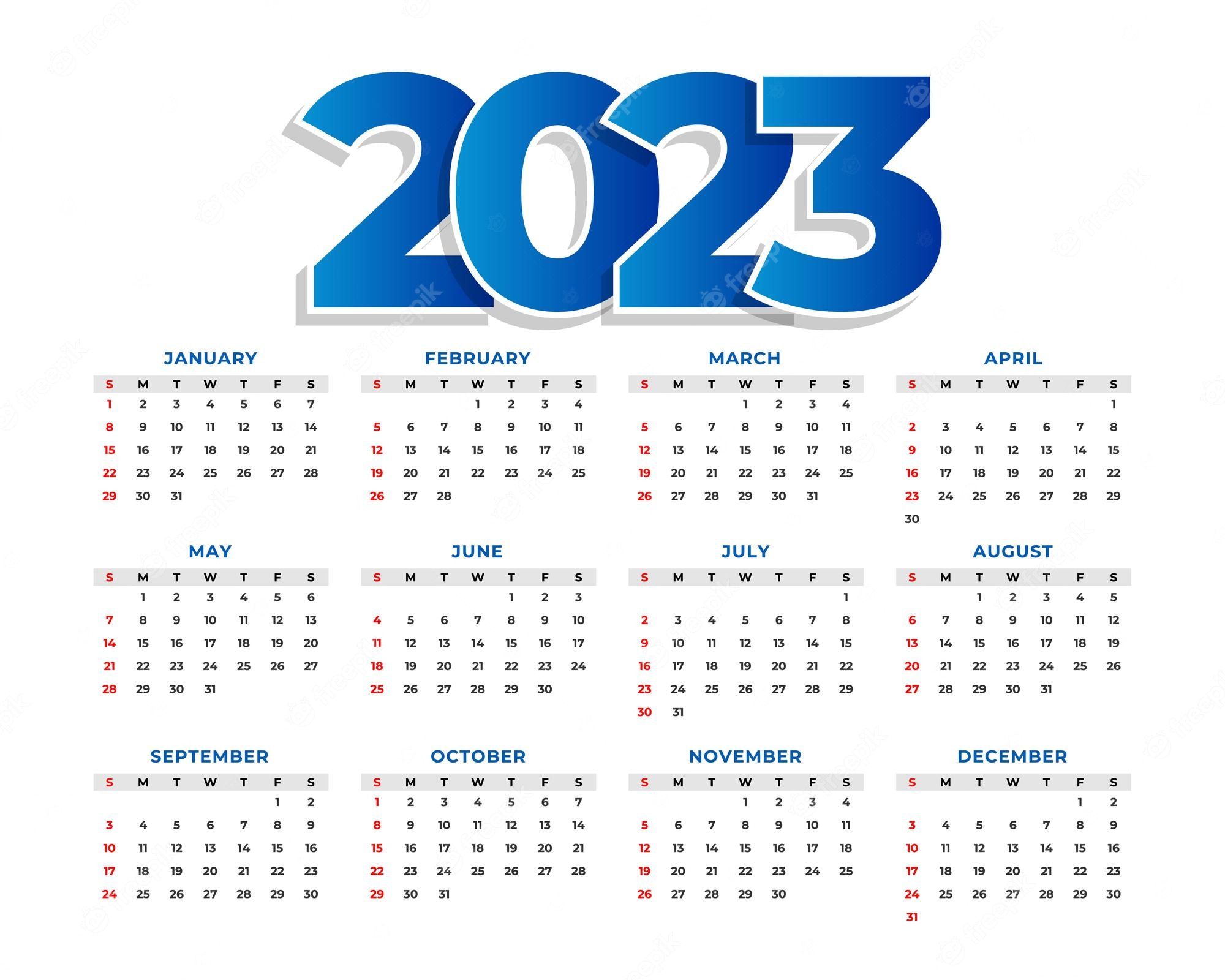 Kalender 2023 Hintergrundbild 2000x1600. Kalender 2023 Vektoren Und Illustrationen Zum Kostenlosen Download