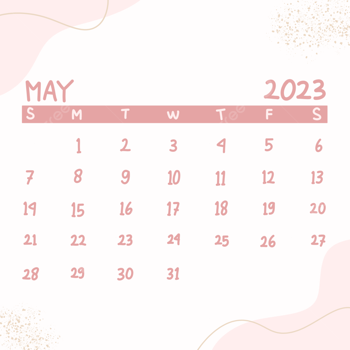  2023 Kalender Hintergrundbild 1200x1200. Calendar May With Aesthetic Background, Calendar, Aesthetic Background Image And Wallpaper for Free Download