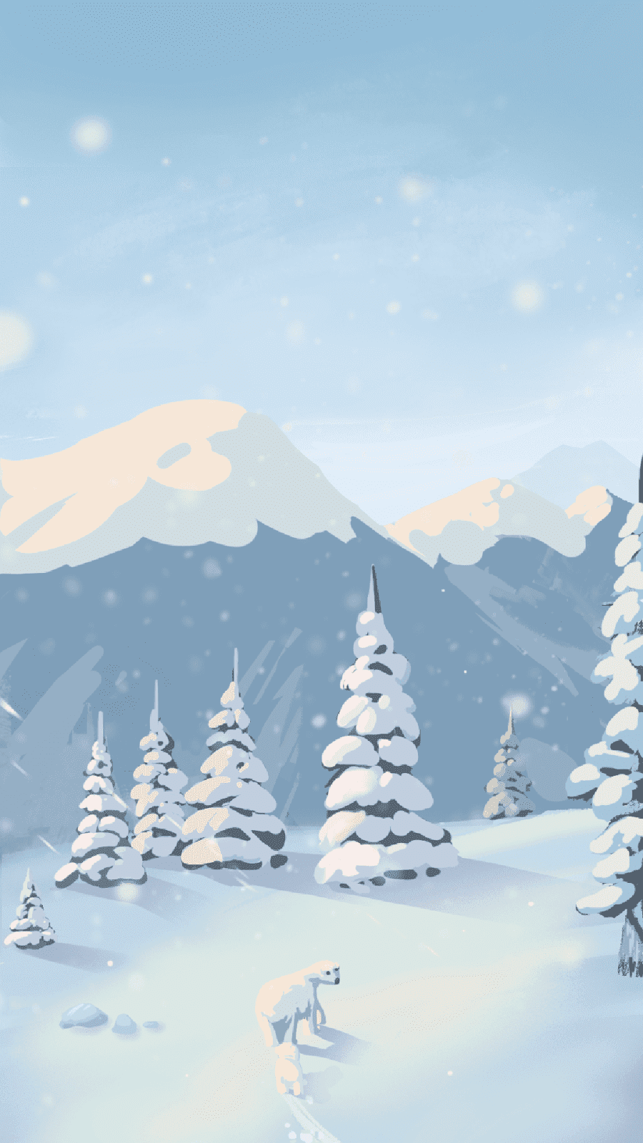 Winter Hintergrundbild 900x1600. Winter Aesthetic Minimalist Wallpaper