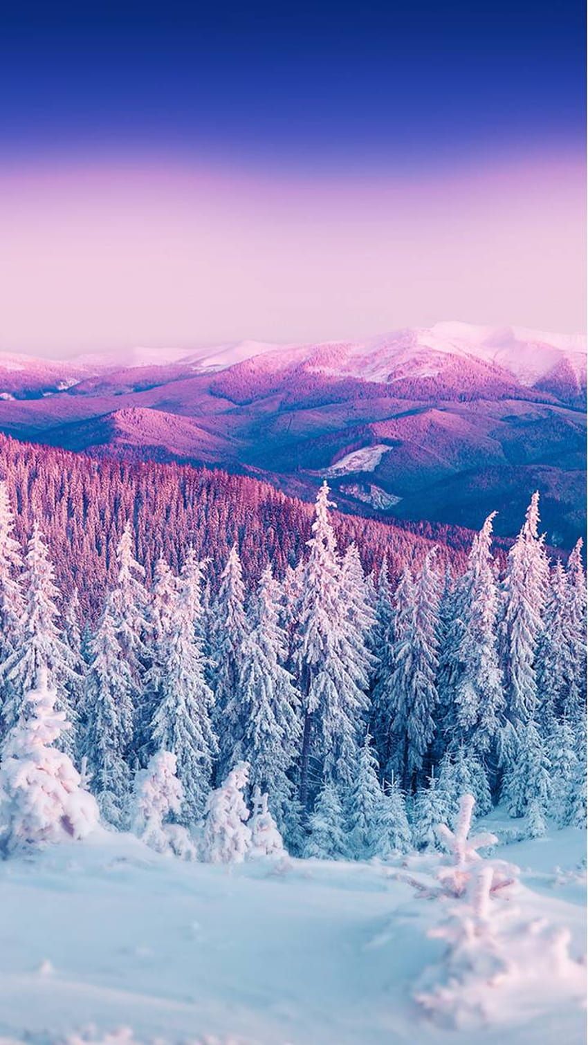 Winter Hintergrundbild 850x1511. Pastel Winter, aesthetic winter phone HD phone wallpaper