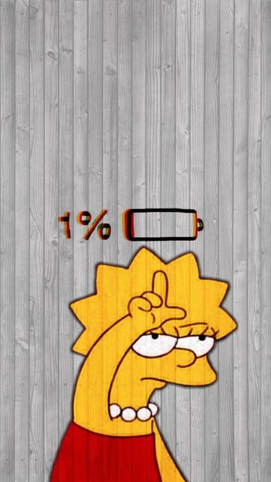  Die Simpsons Hintergrundbild 950x1686. Download Lisa Simpson Aesthetic Wallpaper