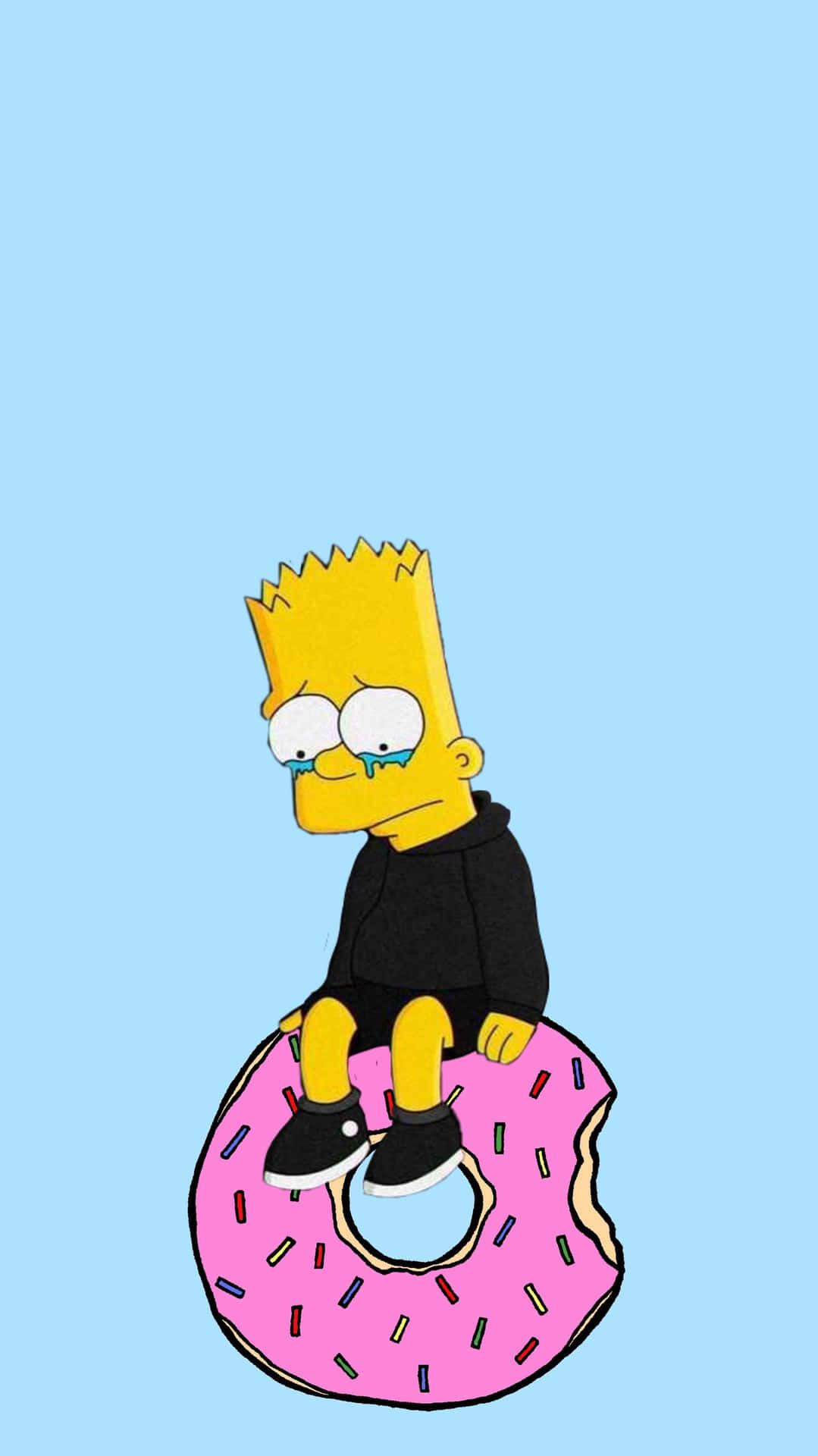  Die Simpsons Hintergrundbild 1079x1920. Download Bart Simpson Aesthetic Wallpaper