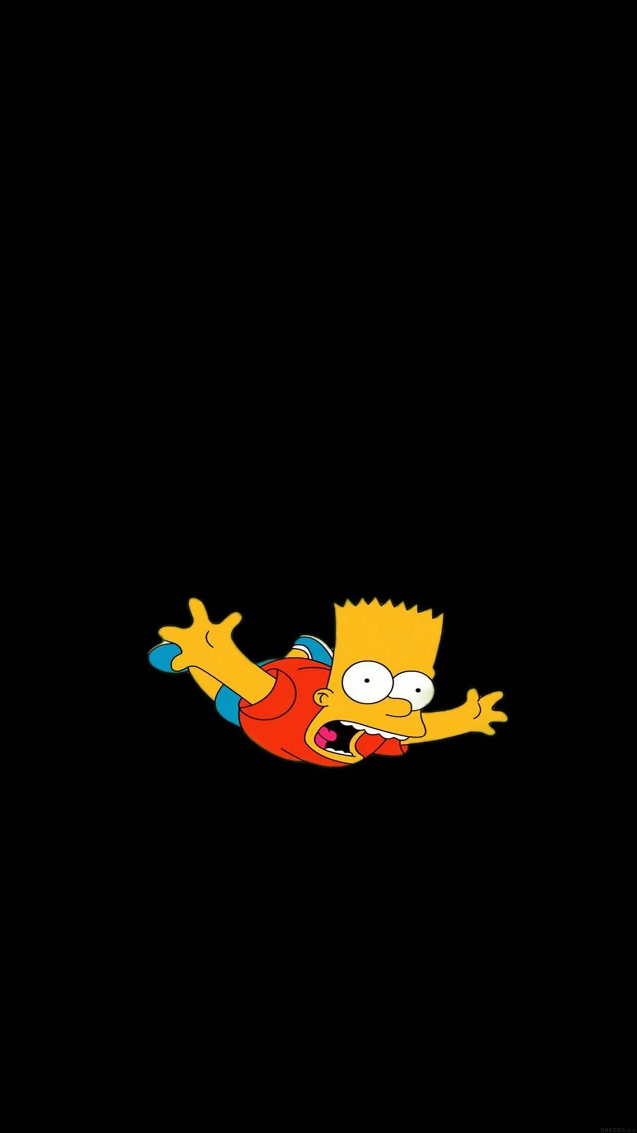  Die Simpsons Hintergrundbild 1242x2208. Aesthetic Bart Simpson iPhone Wallpaper