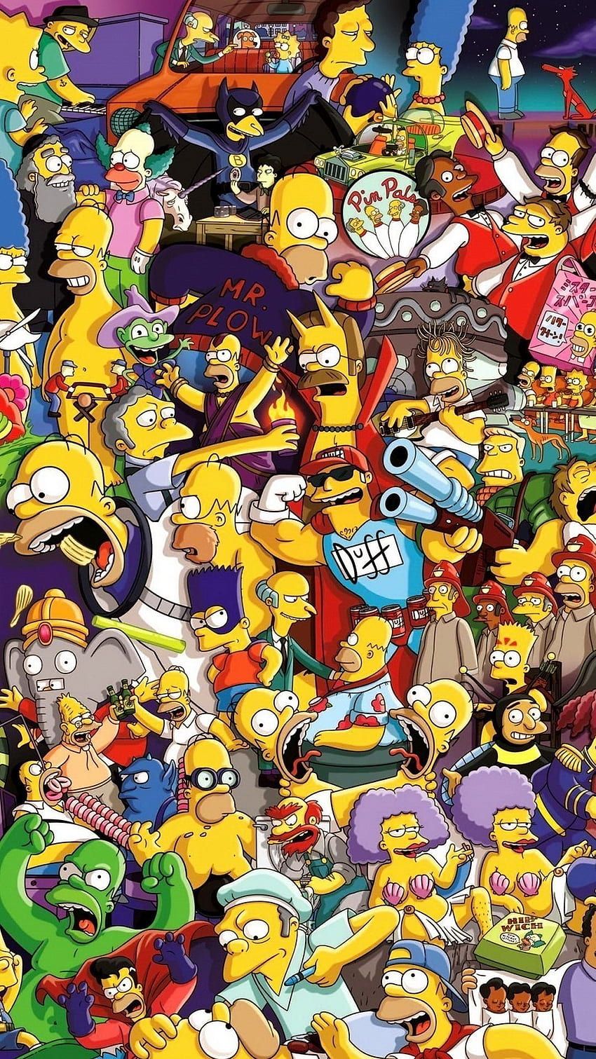  Die Simpsons Hintergrundbild 850x1511. Aesthetic the simpsons HD wallpaper