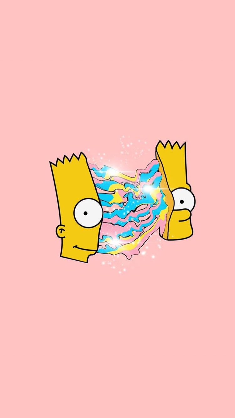  Die Simpsons Hintergrundbild 750x1334. Picture Bart Simpson Aesthetic Wallpaper