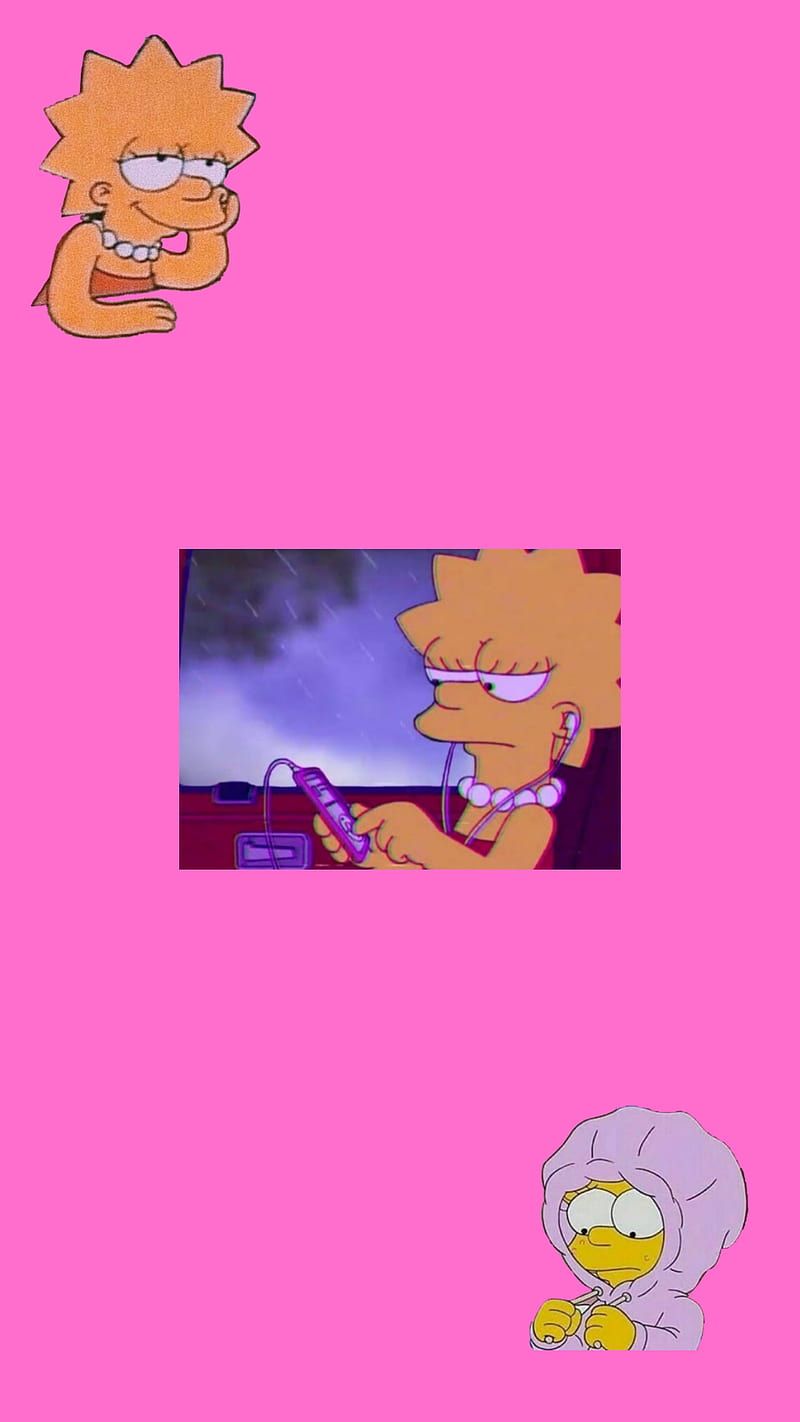  Die Simpsons Hintergrundbild 800x1422. HD simpsons aesthetic wallpaper