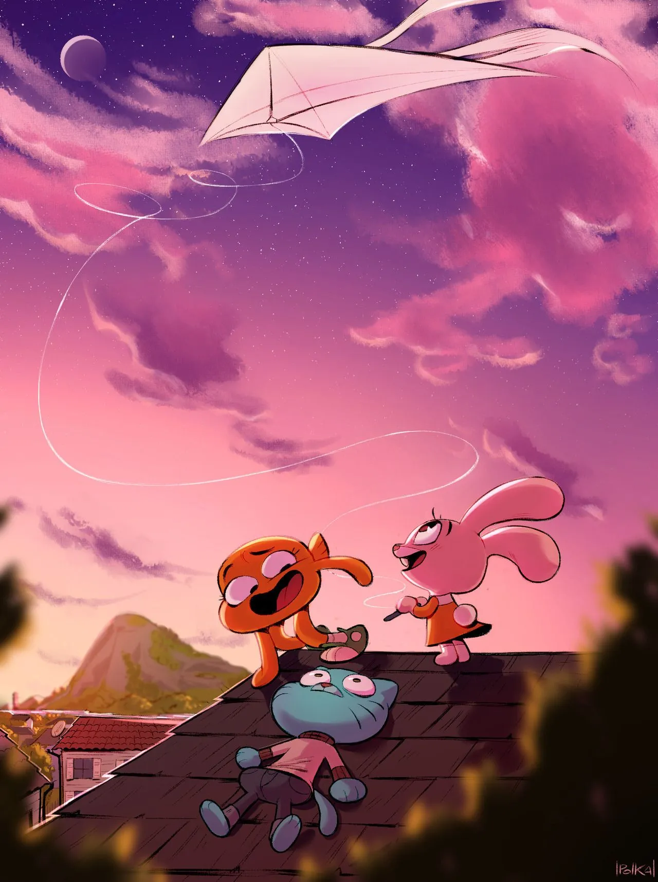 Die Fantastische Welt Von Gumball Hintergrundbild 1280x1715. Удивительный мир Гамбола картинка Hub::Products Amazing World Of Gumball Adventures Elmore Graphic Novel скачать