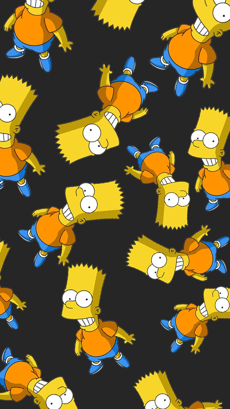  Die Simpsons Hintergrundbild 750x1332. Bart Wallpaper