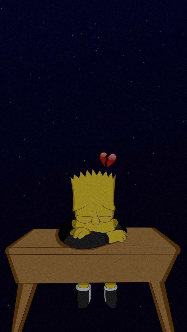  Die Simpsons Hintergrundbild 720x1280. Sad Aesthetic Picture Simpsons Wallpaper