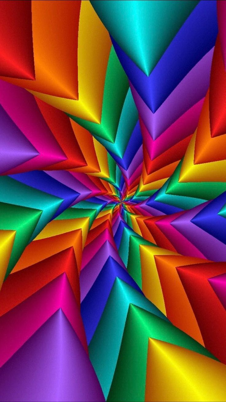 Fraktale Hintergrundbild 736x1309. Image result for iphone x fractal wallpaper. Rainbow wallpaper, Optical illusions art, Colorful art