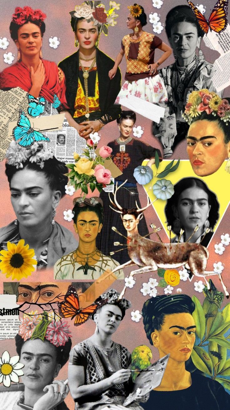 Frida Kahlo Hintergrundbild 736x1309. Frida Kahlo, fondo de pantalla. Frida kahlo dibujo, Arte frida kahlo, Retratos de frida kahlo