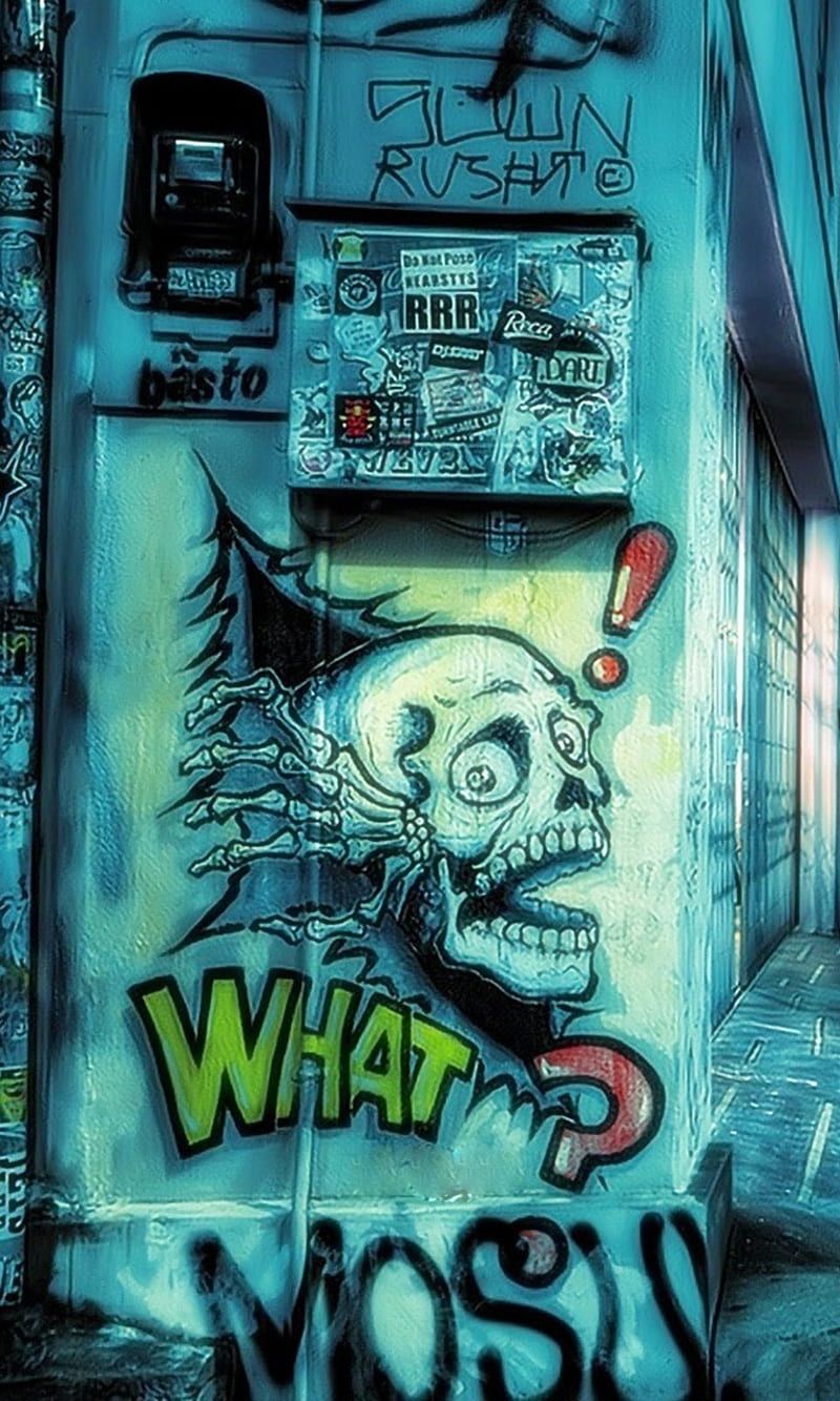 Graffiti Hintergrundbild 800x1333. Graffiti, 3D art, street art, wall, HD wallpaper