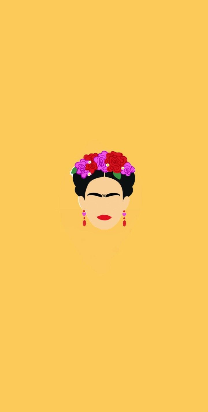 Frida Kahlo Hintergrundbild 720x1423. frida wallpaper. Frida kahlo caricatura, Pinturas de frida kahlo, Frida art