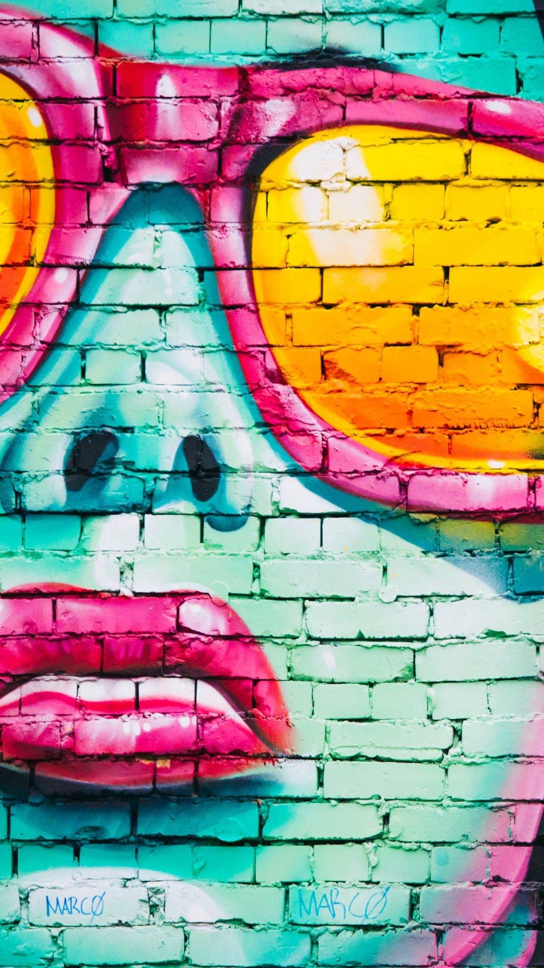 Graffiti Hintergrundbild 1080x1920. Download Neon Aesthetic Graffiti iPhone Wallpaper