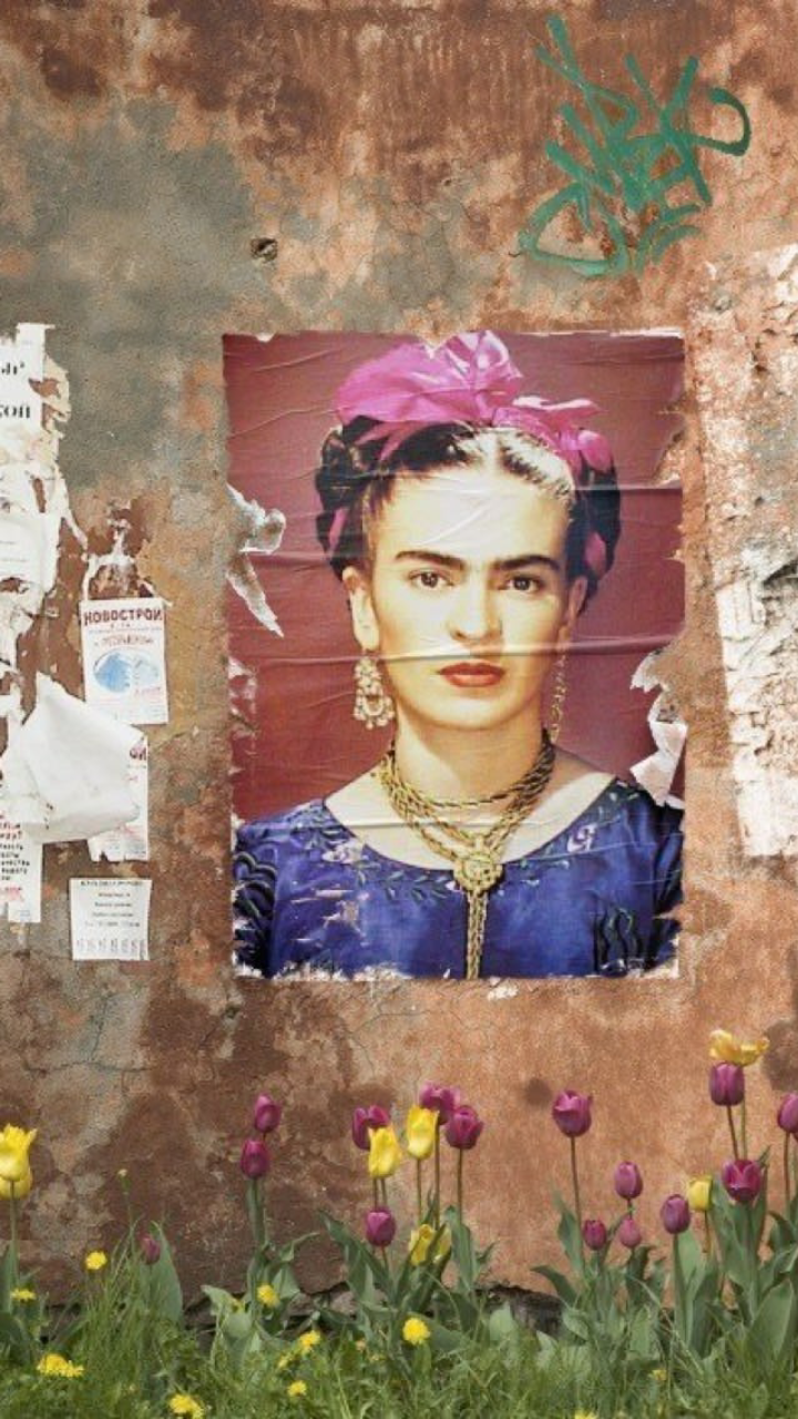Frida Kahlo Hintergrundbild 720x1280. feminist, background and alternative