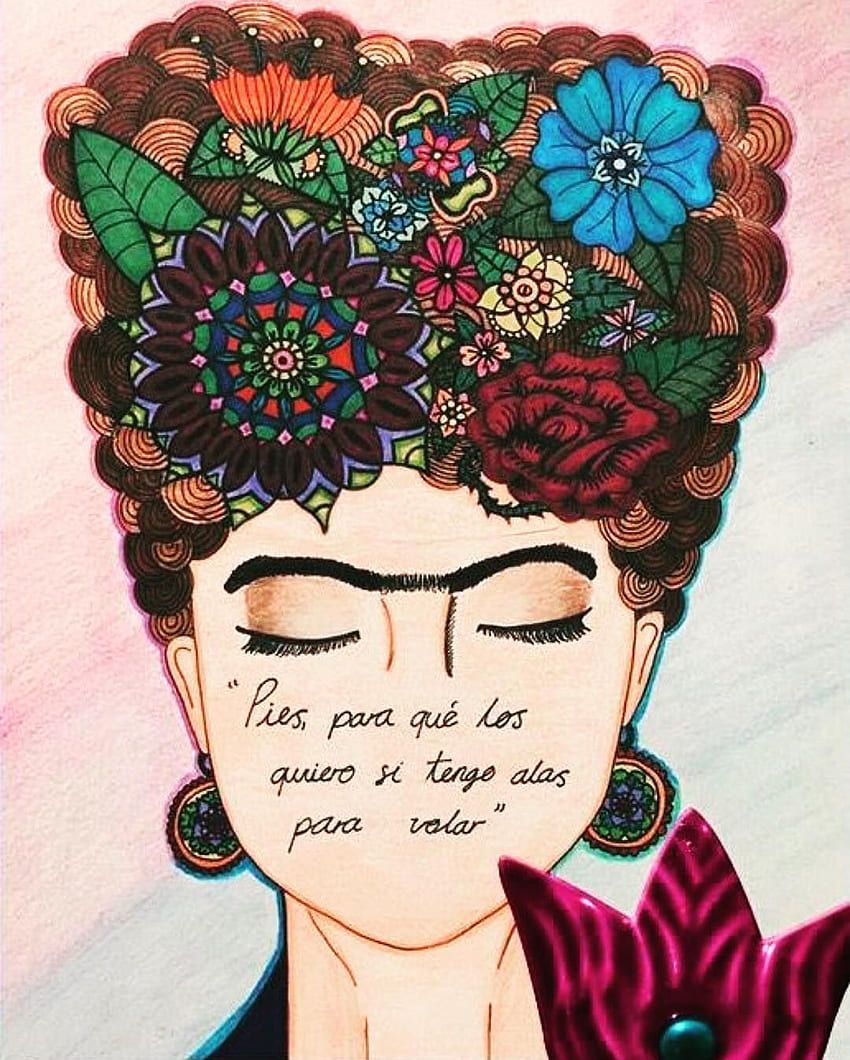 Frida Kahlo Hintergrundbild 850x1060. Frida Kahlo ideas. frida quotes, frida kahlo quotes, frida kahlo, Frida Kahlo Frases HD phone wallpaper