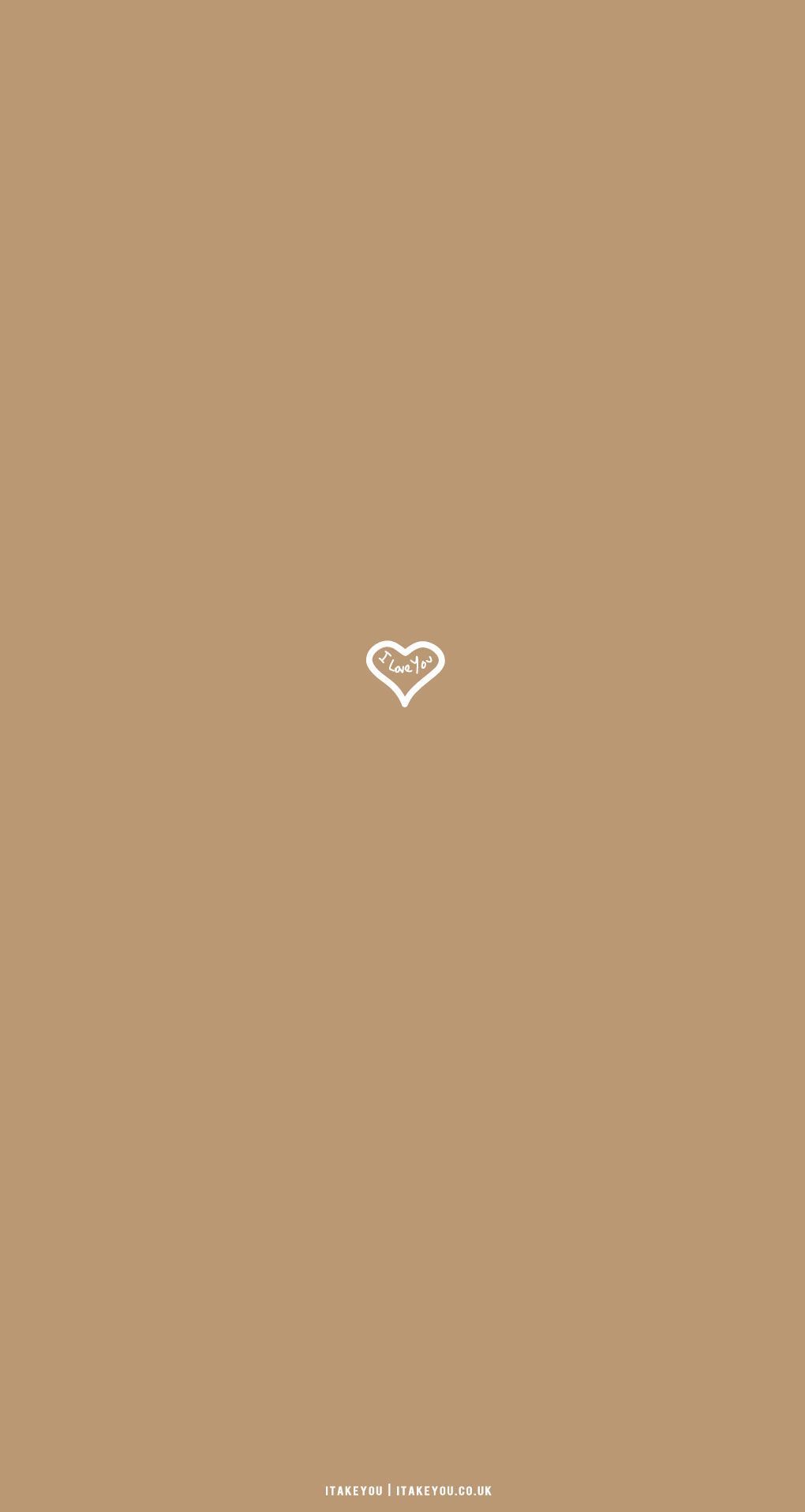  Einfach Hintergrundbild 1020x1915. Cute Brown Aesthetic Wallpaper for Phone : Love Heart I Take You. Wedding Readings. Wedding Ideas