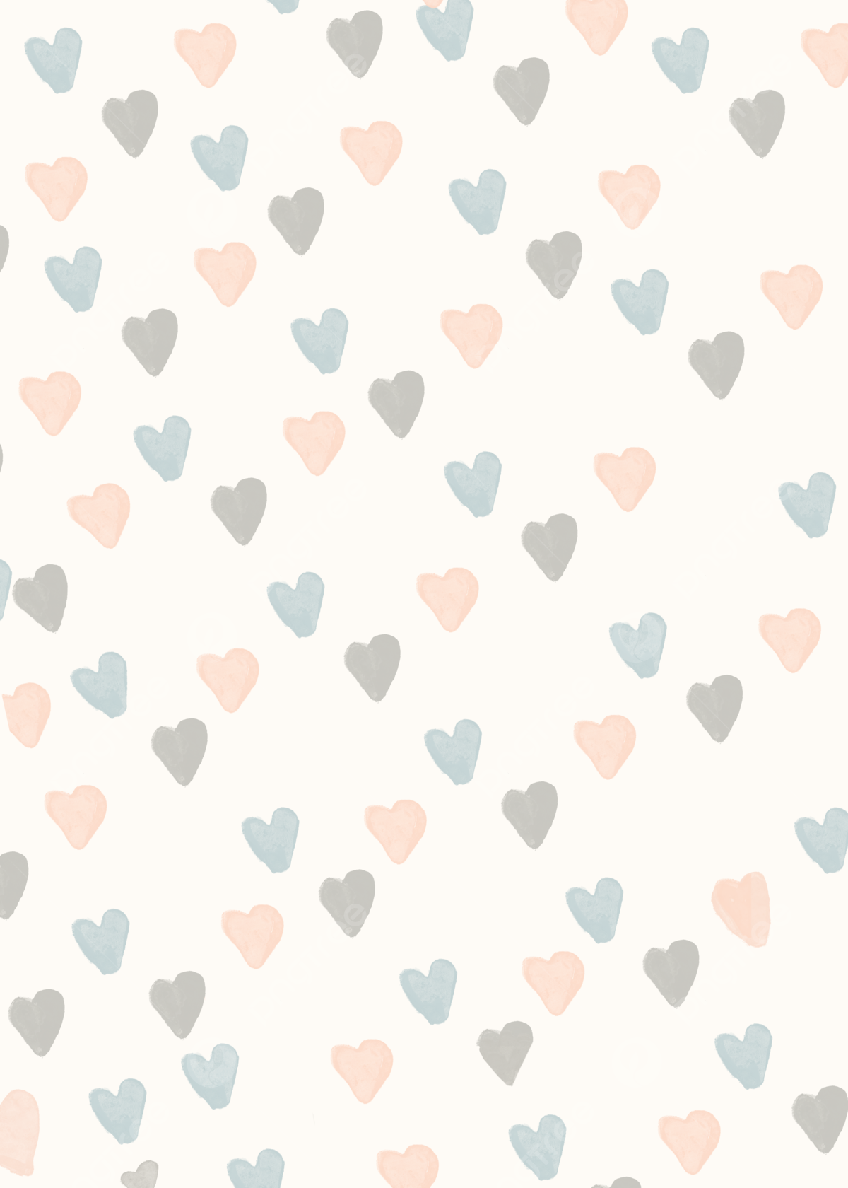 Herzen Hintergrundbild 1200x1680. Einfaches Herz Geformtes Abstraktes Nahtloses Muster Hintergrund Hintergrundbild zum kostenlosen Download