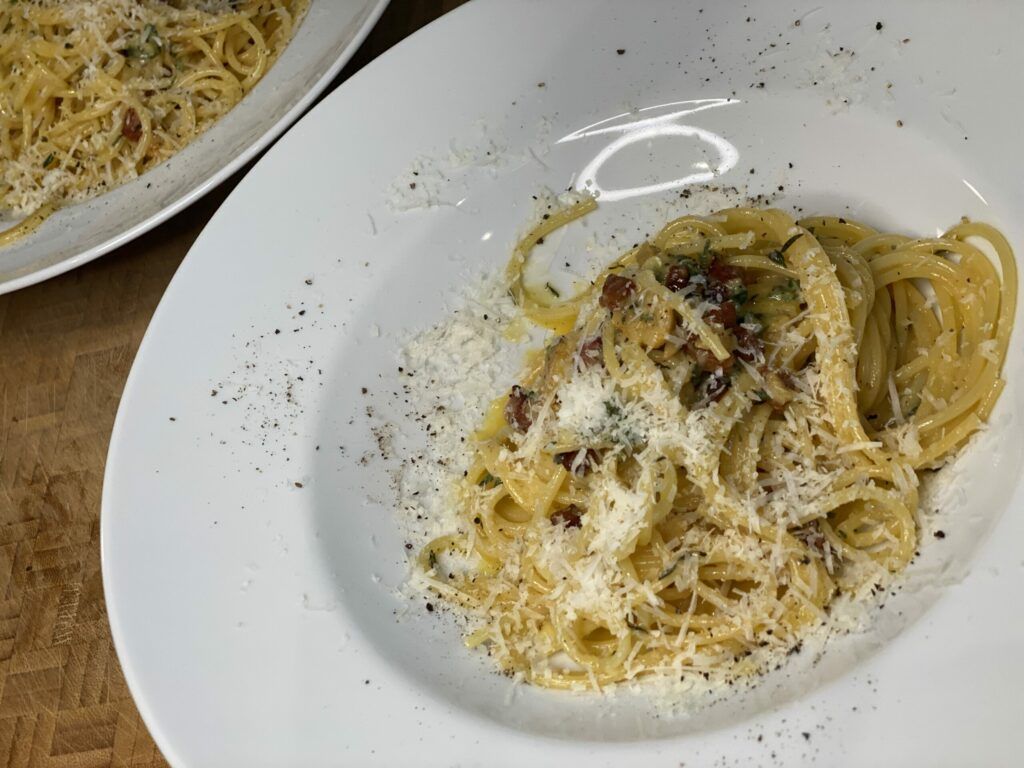  Nudeln Hintergrundbild 1024x768. Rezept: Spaghetti Carbonara, original italienisch