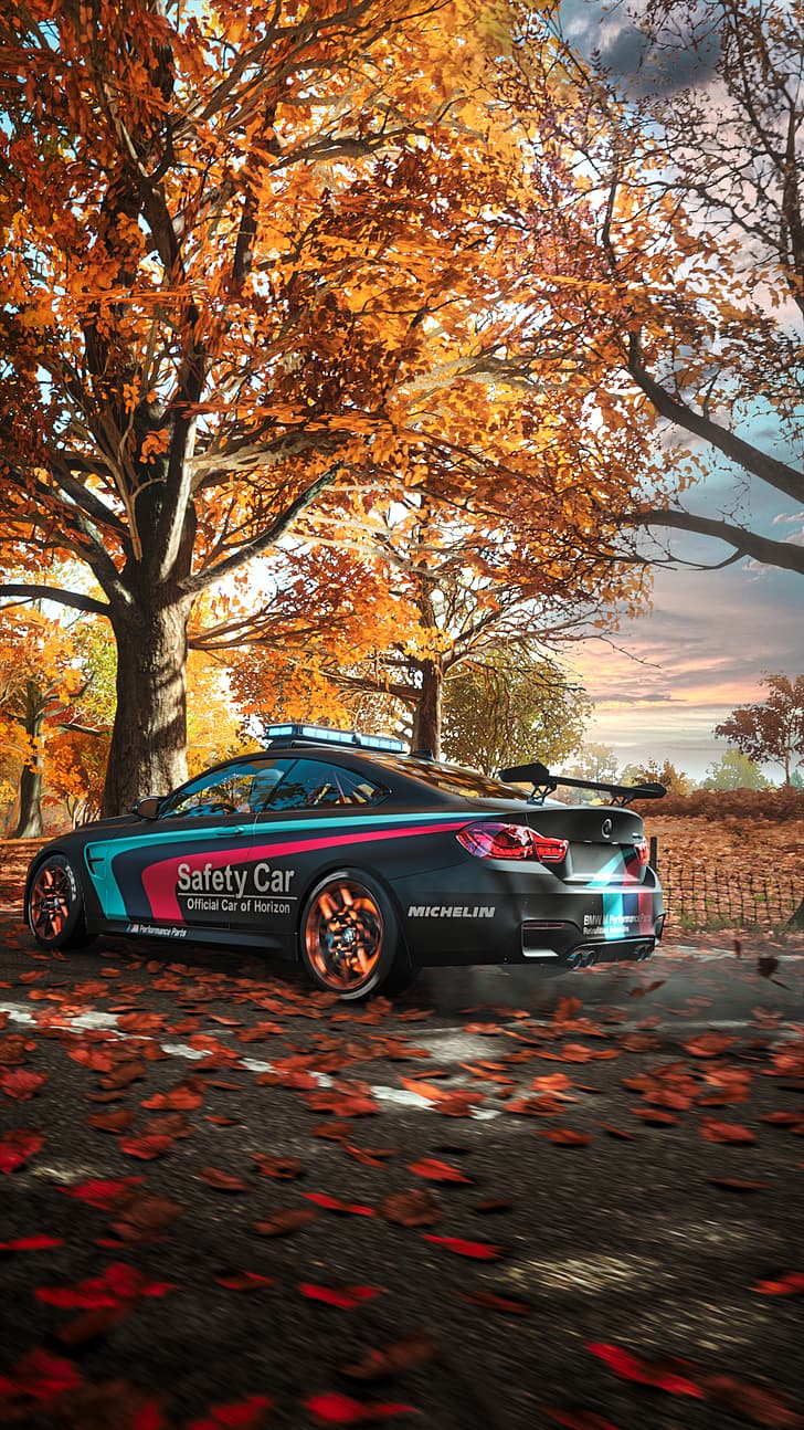  BMW HD Hintergrundbild 728x1294. BMW, Polizeiautos, Herbst, Speed ​​Design, HD Hintergrundbild