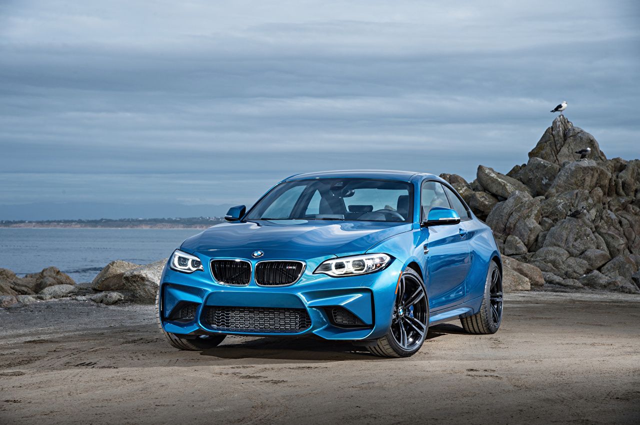  BMW HD Hintergrundbild 1280x851. Desktop Hintergrundbilder BMW F87 Coupe Blau Autos