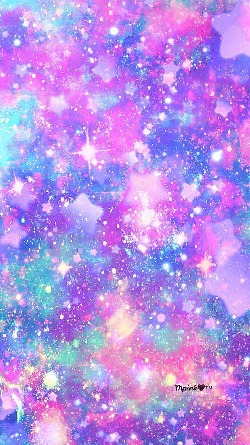 Glitzer Galaxy Hintergrundbild 850x1511. Pastel rainbow galaxy HD wallpaper