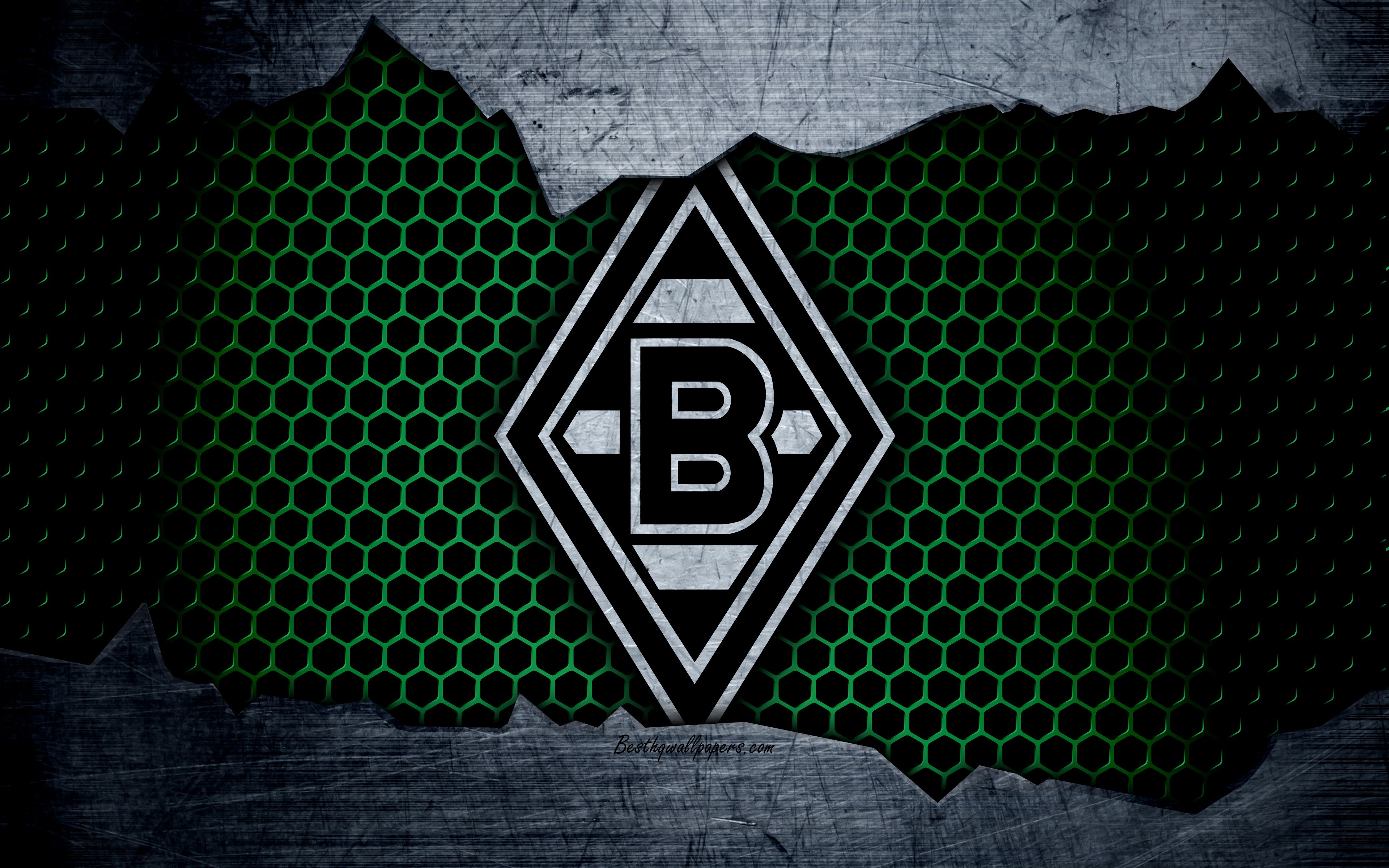  Borussia Mönchengladbach Desktop Hintergrundbild 3840x2400. Herunterladen hintergrundbild borussia mönchengladbach, 4k, logo, bundesliga, metall textur, fußball, bayer leverkusen, fc mit einer auflösung zu überwachen 3840x2400. Bilder auf dem desktop