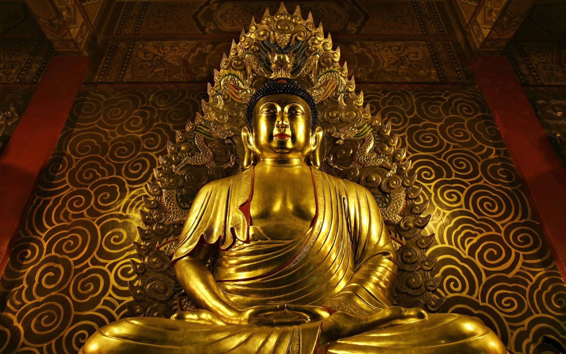  Buddha Hintergrundbild 1920x1200. Buddha Statue, Gold, Tempel 1920x1200 HD Hintergrundbilder, HD, Bild