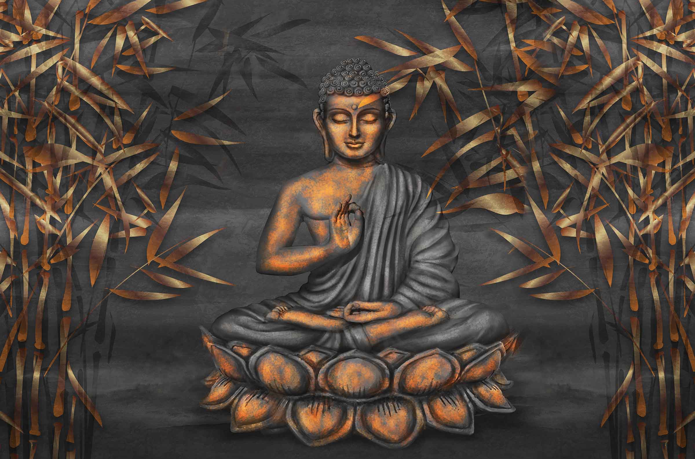  Buddha Hintergrundbild 2400x1588. Blessing Buddha Wallpaper Buddha Wallpaper for Spiritual Wall Art