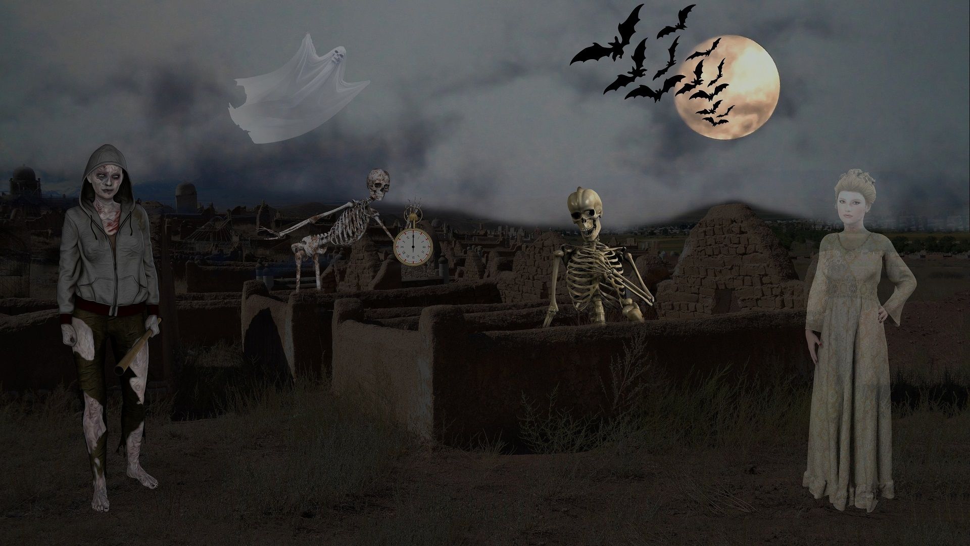 Gruselige Hintergrundbild 1920x1080. Gruselige Wallpaper Halloween Kostenlos