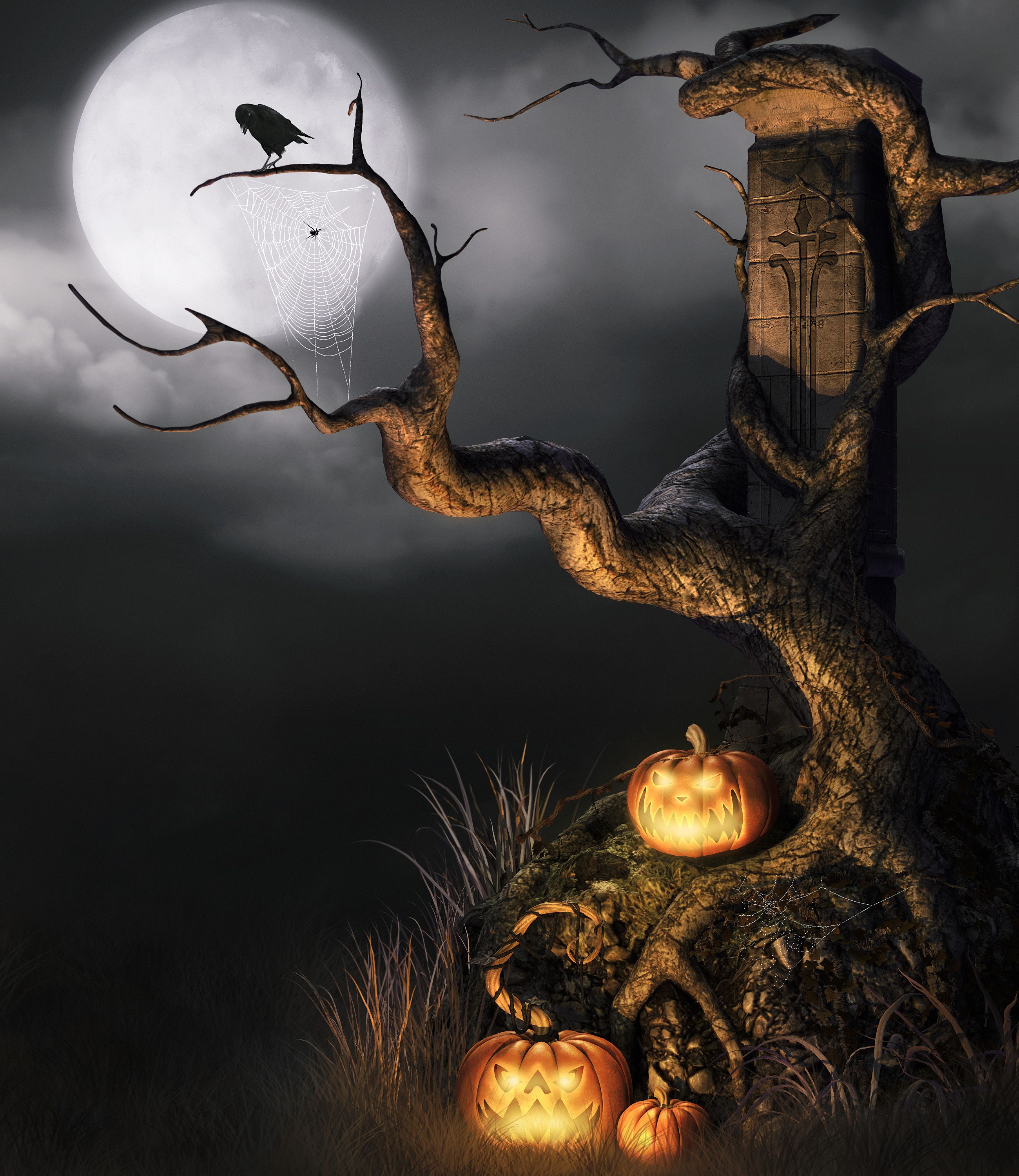 Gruselige Hintergrundbild 2600x3000. Laden Sie Das Halloween Hintergrundbild Für Ihr Handy In Hochwertigen, Hintergrundbildern Halloween Kostenlos Herunter