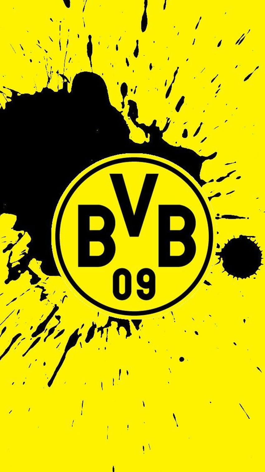  BVB HD Hintergrundbild 850x1511. Borussia Dortmund, Deutschland, Bundesliga, Logo HD phone wallpaper