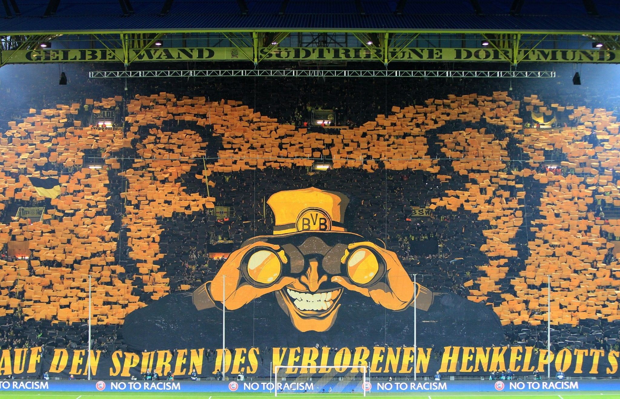  BVB HD Hintergrundbild 2048x1317. Auf Den Spuren Des Verlorenen Henkelpotts signboard, soccer, sport, BVB HD wallpaper
