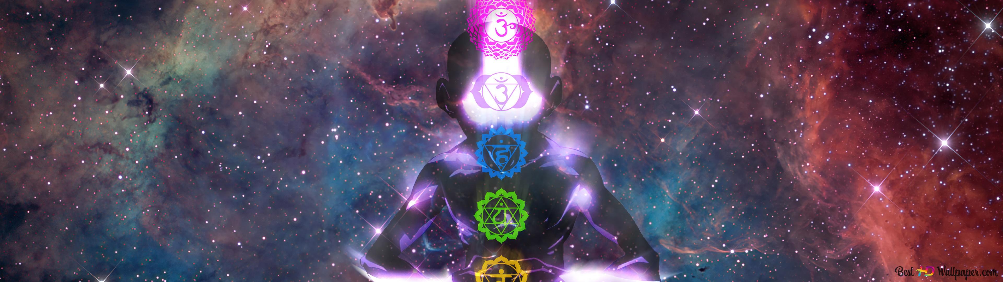  Chakra Hintergrundbild 3840x1080. Avatar : The Last Airbender : Aang 7 Awakened Chakras 4K wallpaper download