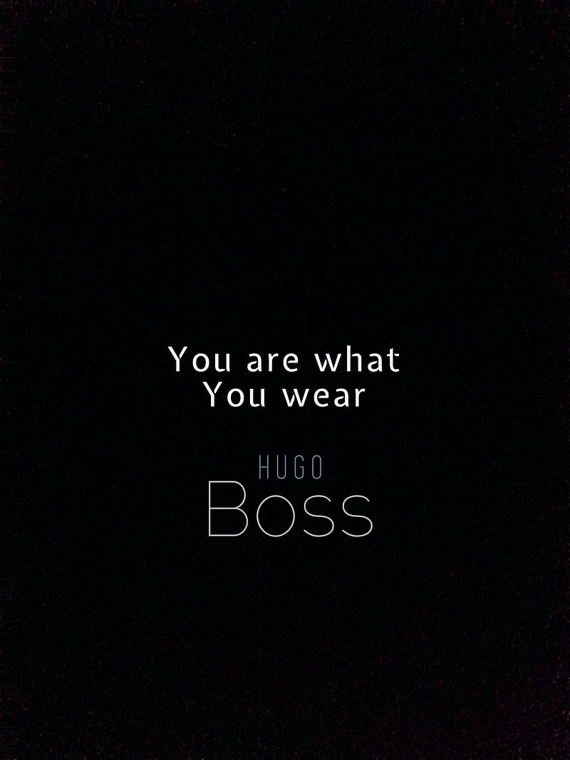  Hugo Boss Hintergrundbild 800x1067. Black Hugo boss, motivation, quote, simple, HD phone wallpaper
