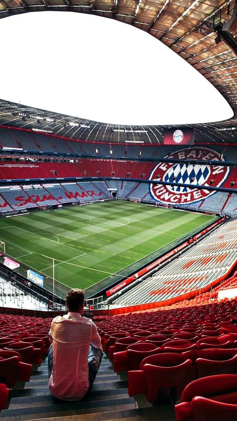  Allianz Hintergrundbild 800x1420. Bayern Munich, bayern munchen, football, soccer, sport, HD phone wallpaper