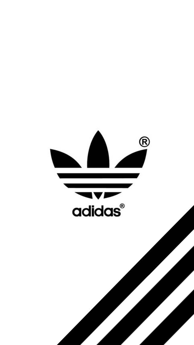  Adidas Hintergrundbild 750x1334. White Adidas Wallpaper
