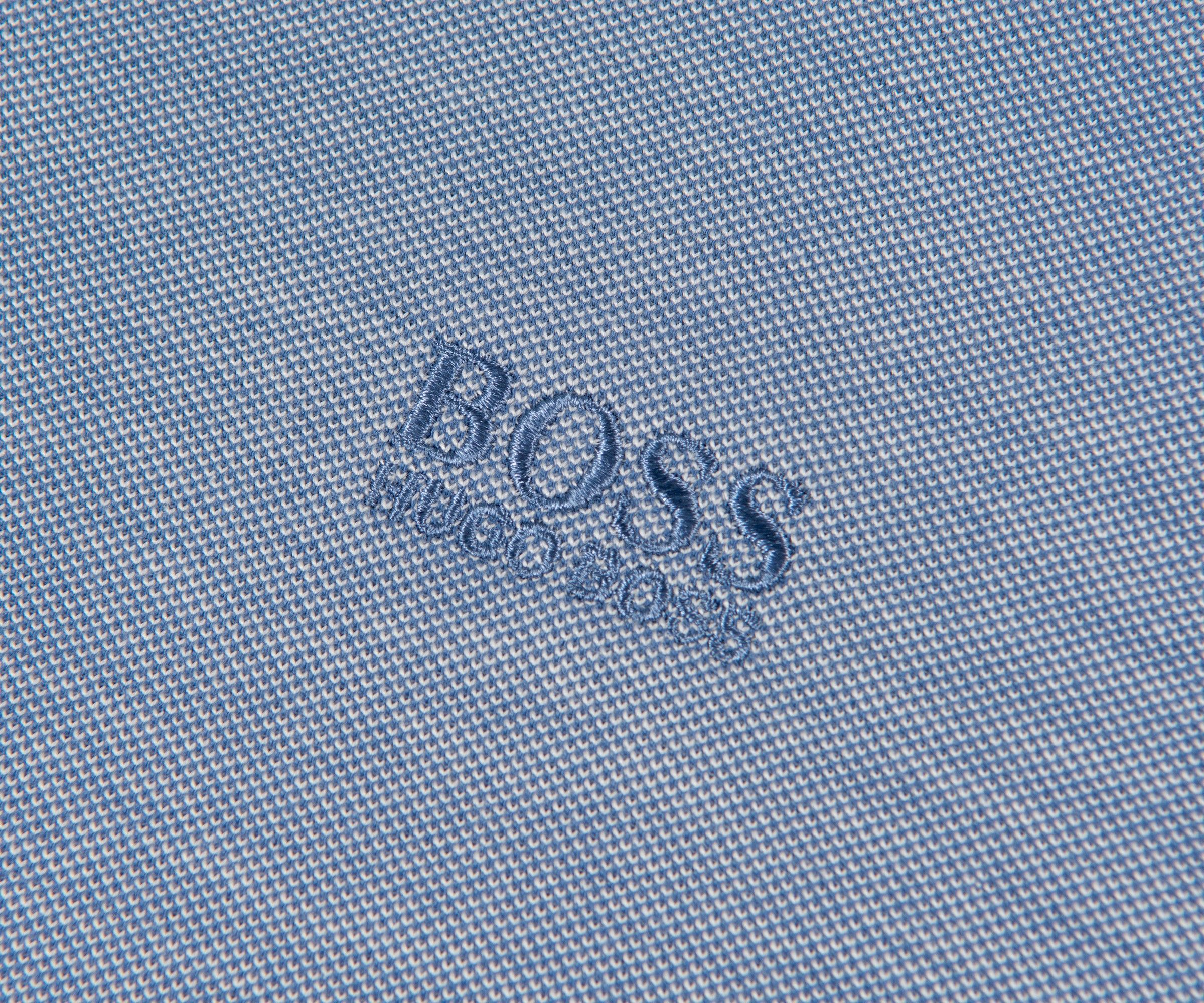  Hugo Boss Hintergrundbild 2400x2000. HUGO BOSS 'Prout' Polo With Contrast Collar Open Blue