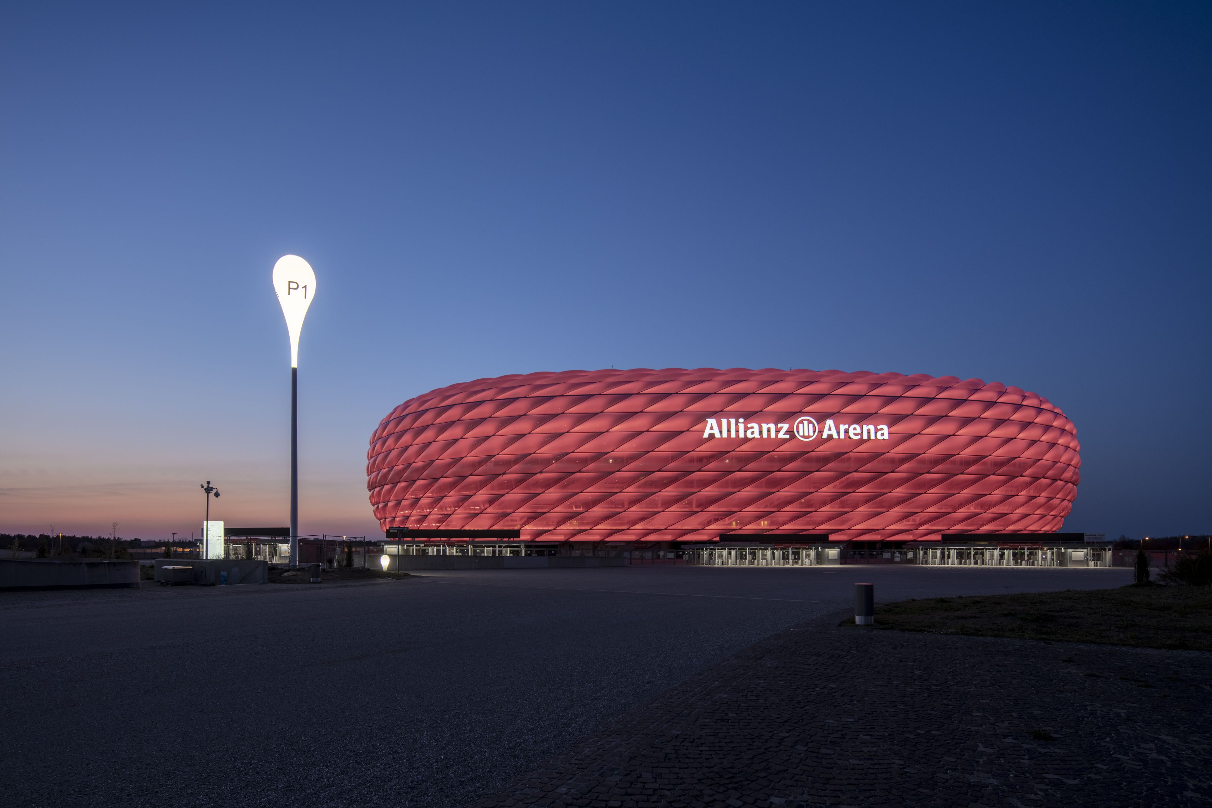  Allianz Hintergrundbild 4000x2667. Esplanade Der Allianz Arena Erhält LED Ballonleuchten