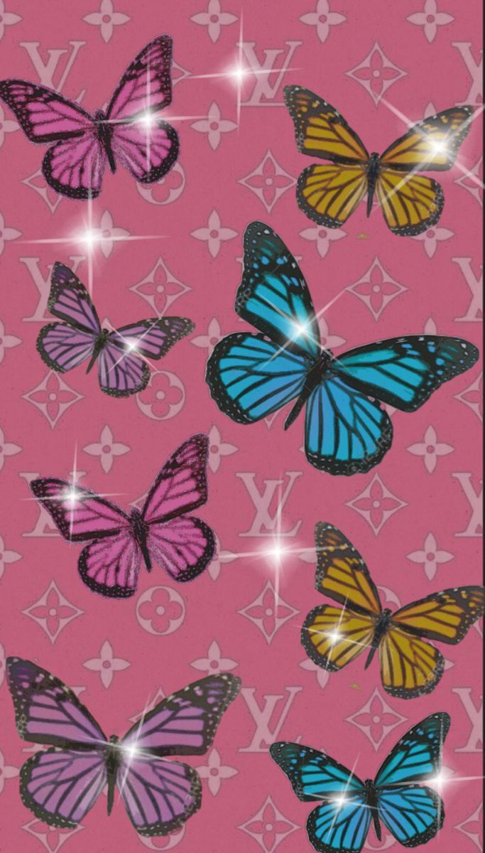  Louis Vuitton Hintergrundbild 683x1200. Butterfly Louis Vuitton Wallpaper