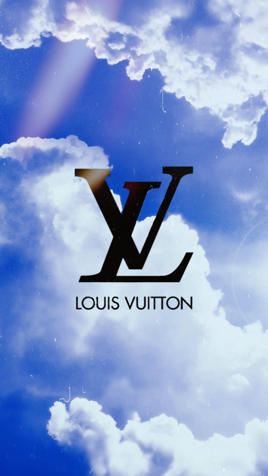  Louis Vuitton Hintergrundbild 1125x2000. Lv clouds. Blue aesthetic pastel, Louis vuitton iphone wallpaper, Blue aesthetic dark