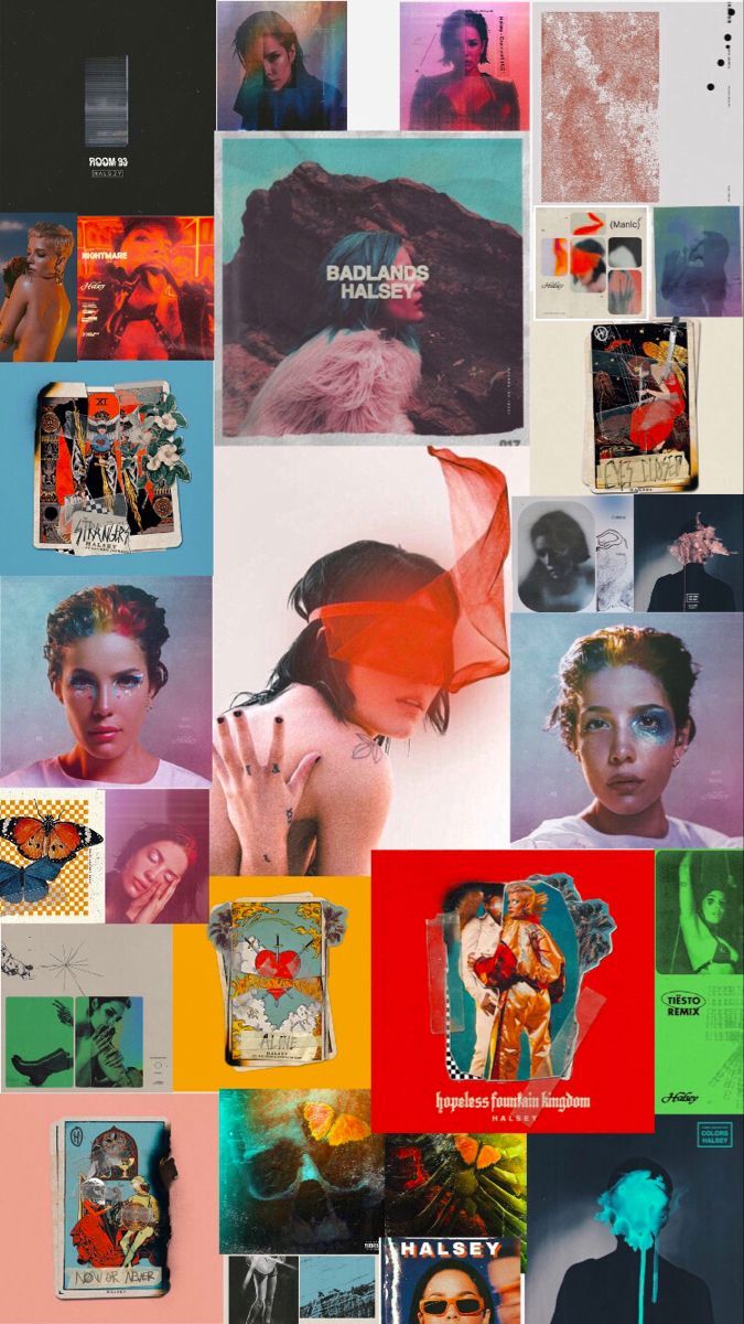  Tiesto Hintergrundbild 675x1200. Halsey albums x singles covers wallpaper. Halsey album, Halsey poster, Halsey