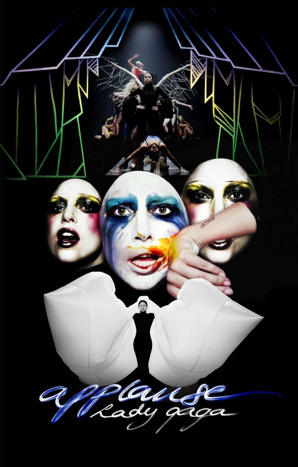  Lady Gaga Hintergrundbild 1024x1606. Download Lady Gaga Applause Poster Wallpaper