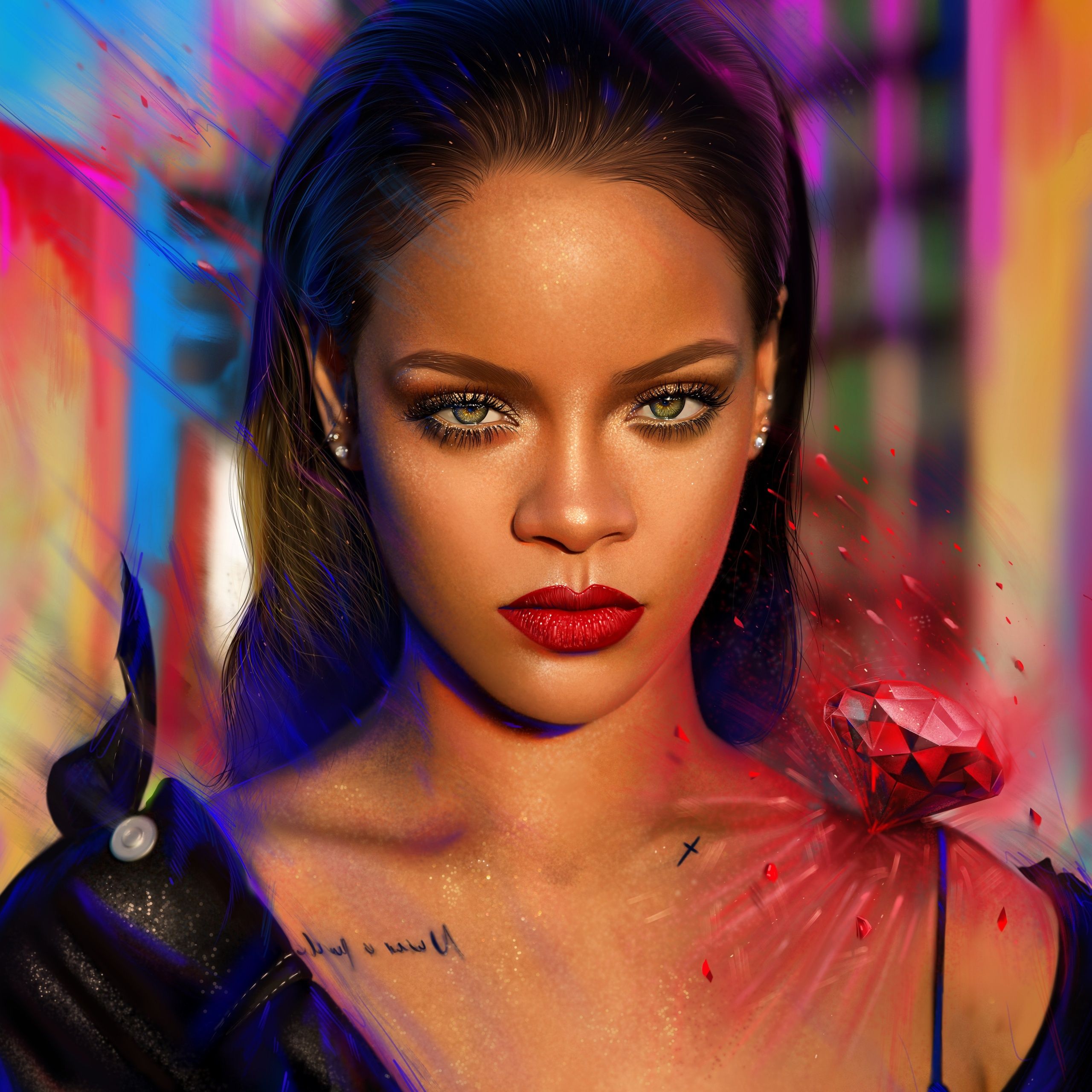  Rihanna Hintergrundbild 2560x2560. Rihanna Wallpaper 4K, Barbadian singer, People
