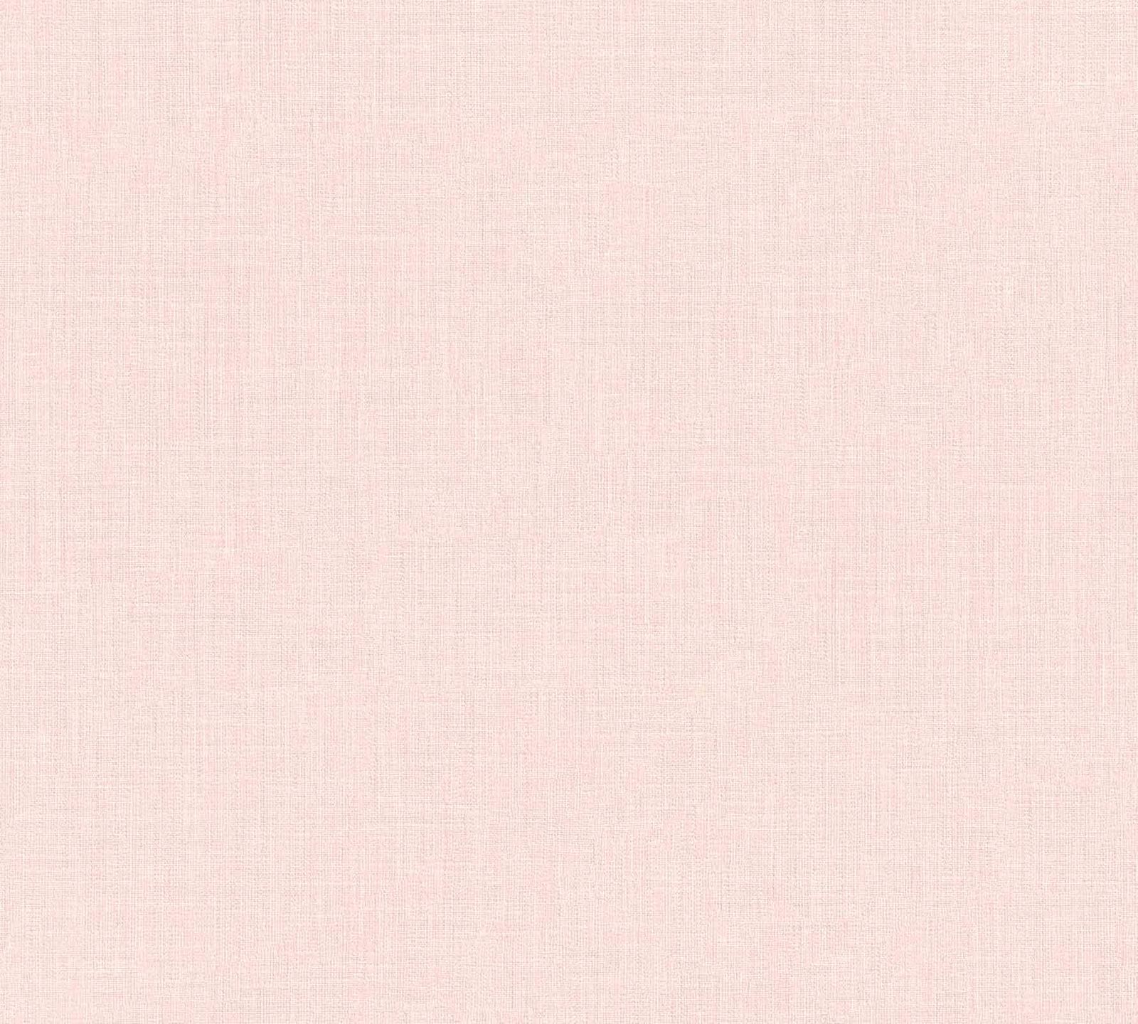 Creme Hintergrundbild 1600x1440. Non Woven Wallpaper Textile Look Uni Pink Cream 36925 2