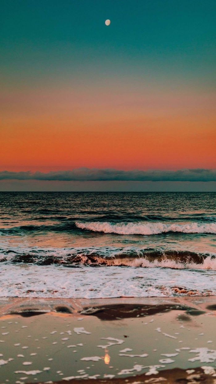  Sonne Strand Meer Hintergrundbild 700x1244. Aesthetic Wallpaper
