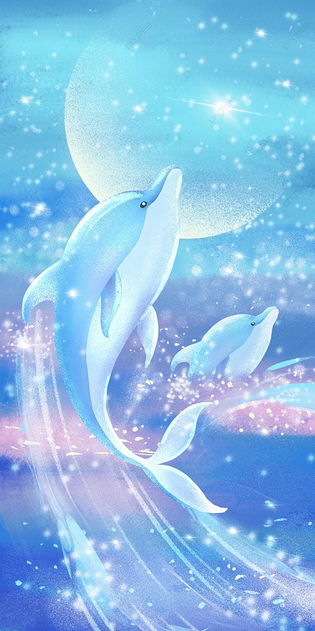  Delfine Hintergrundbild 640x1280. Sternenhintergrund Von Fantasy Delphins Hintergrundbild zum kostenlosen Download