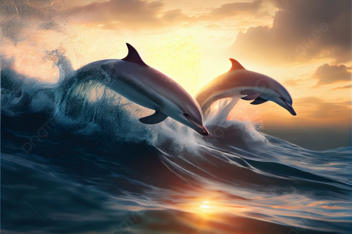  Delfine Hintergrundbild 1200x799. Delfine Springen In Wellen Foto Hintergrund Und Bild zum kostenlosen Download