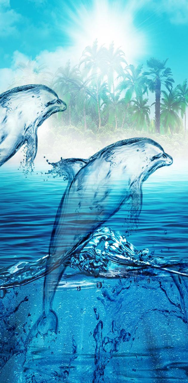 Delfine Hintergrundbild 630x1280. Underwater Delfine wallpaper